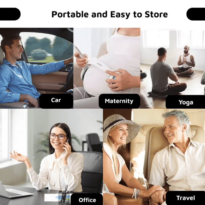 TravelEase CloudComfort Cushion