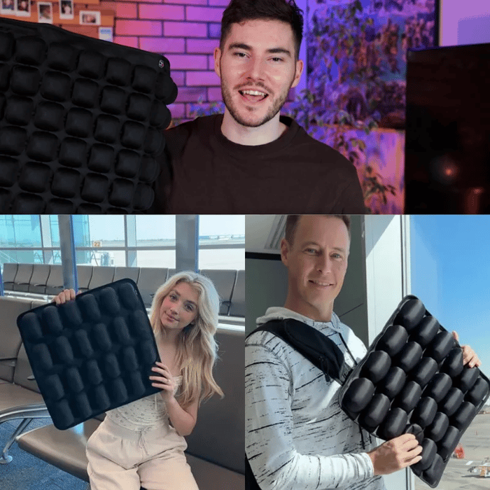TravelEase CloudComfort Cushion