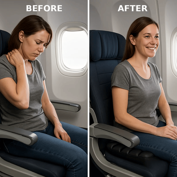 TravelEase CloudComfort Cushion